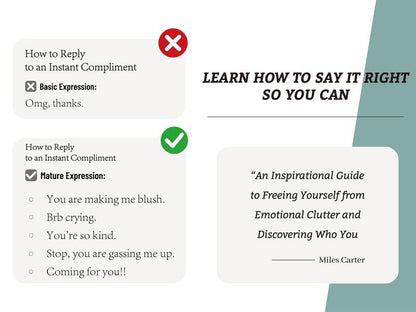 Say It Right Every Time — by Detoxviva