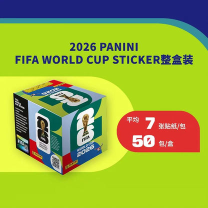 [International Edition]- FIFA World Cup 2026 Sticker Collection -7 Piece/ Pack,50 Pack/Box