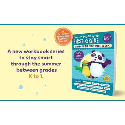 I'm On My Way to First Grade Summer Workbook – 200+ Learning Games & Activities for Kids Entering 1st Grade