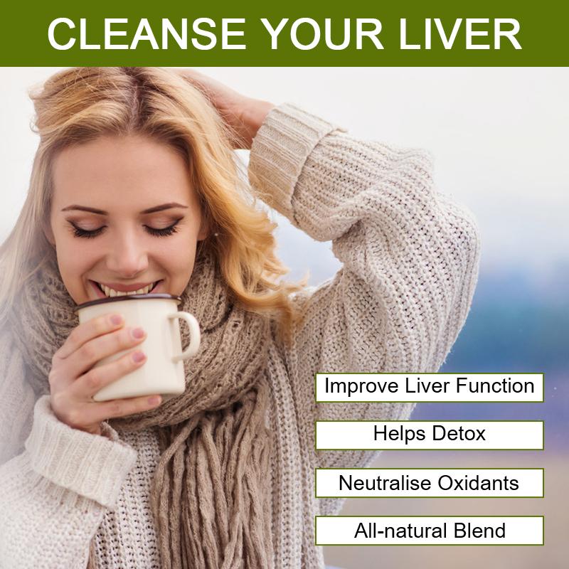 DetoxViva Liver Cleanse Tea  6-Herb Detox Blend | 42 Tea Bags