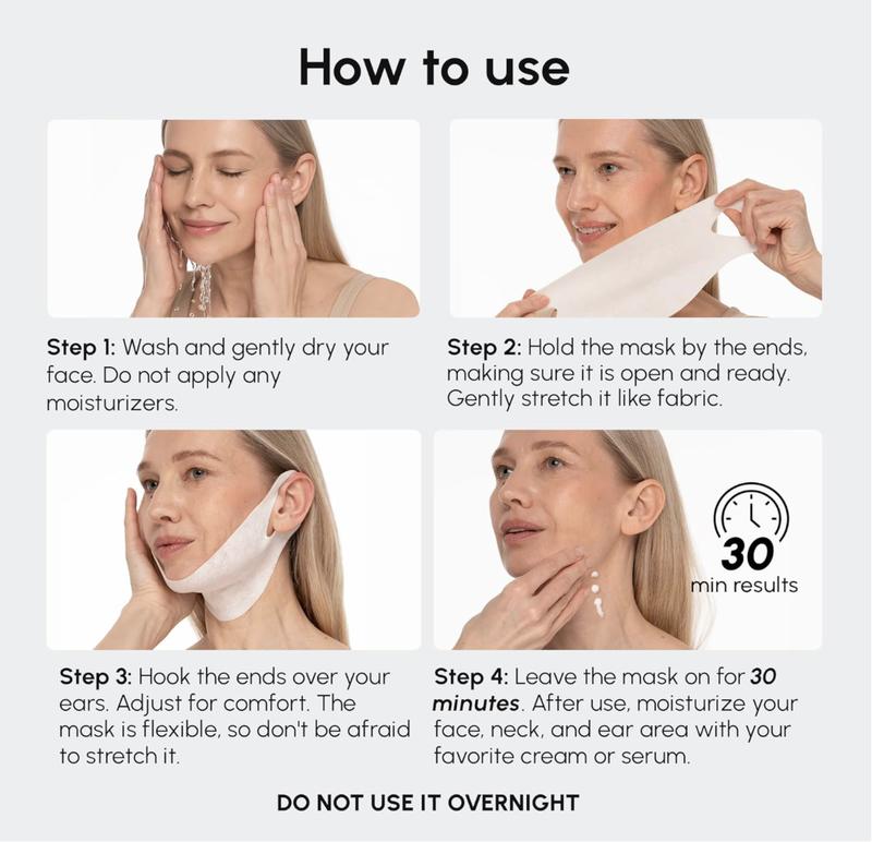DetoxViva — Mascarilla Reafirmante de Papada y Cuello con Oro de 24K