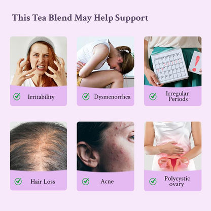 DetoxViva Balance Hormonal — Té de Hierbas para Mujeres