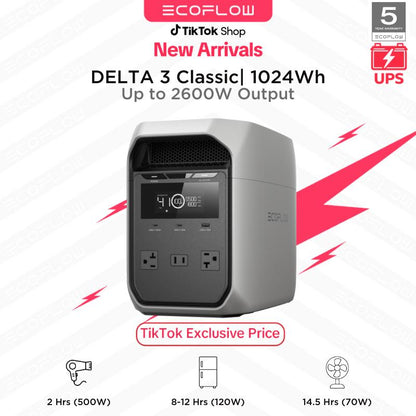 DetoxViva EcoFlux Power Station Home Backup & Portable Power — Built for What Actually Matters