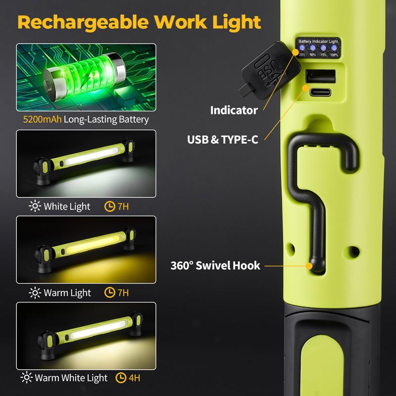 DetoxViva LumaBar Pro — Magnetic Under Hood Work Light