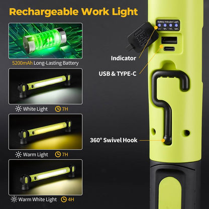 DetoxViva LumaBar Pro — Magnetic Under Hood Work Light