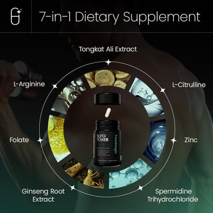 DetoxViva SuperPower — Suplemento Masculino 7 en 1