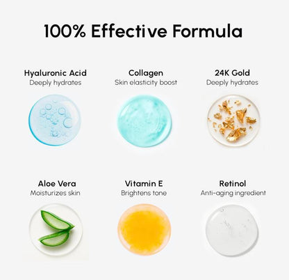 DetoxViva — Mascarilla Reafirmante de Papada y Cuello con Oro de 24K