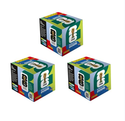 [International Edition]- FIFA World Cup 2026 Sticker Collection -7 Piece/ Pack,50 Pack/Box