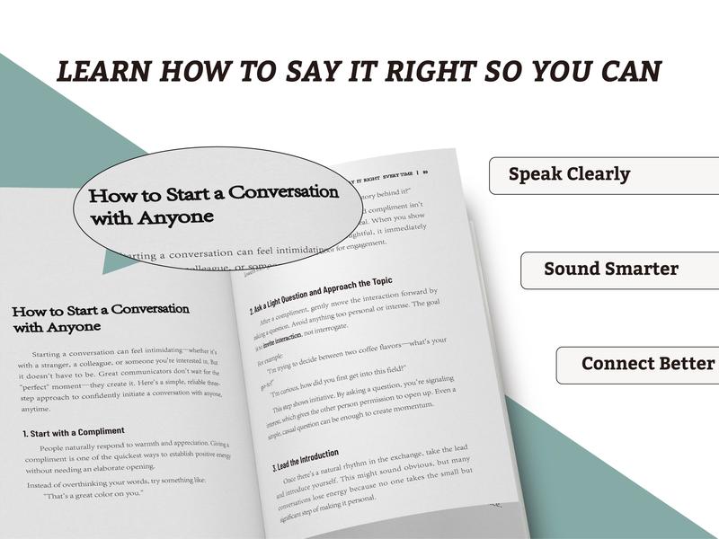 Say It Right Every Time — by Detoxviva