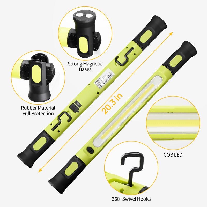 DetoxViva LumaBar Pro — Magnetic Under Hood Work Light