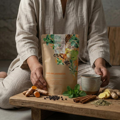 DetoxViva Té Antiinflamatorio con Cúrcuma, Jengibre & Canela