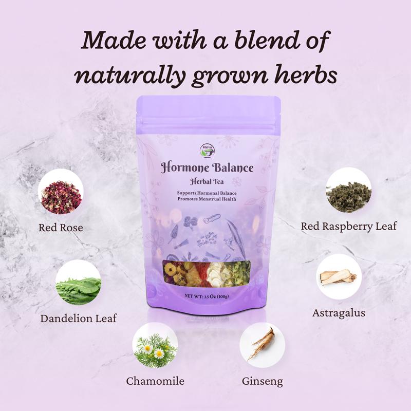 DetoxViva Balance Hormonal — Té de Hierbas para Mujeres