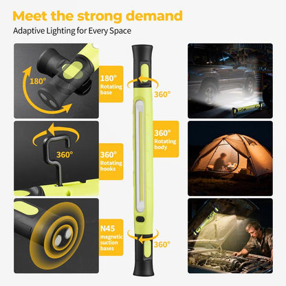 DetoxViva LumaBar Pro — Magnetic Under Hood Work Light