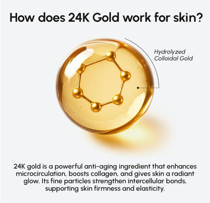 DetoxViva — Mascarilla Reafirmante de Papada y Cuello con Oro de 24K