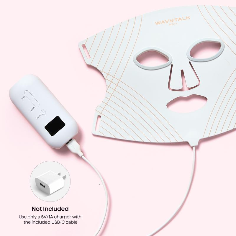 DetoxViva Glow Mask – LED Light Therapy Face Mask