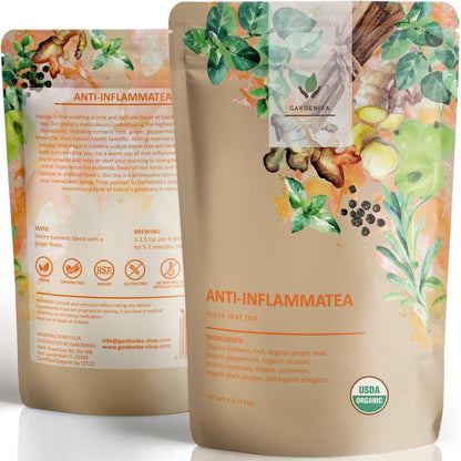DetoxViva Té Antiinflamatorio con Cúrcuma, Jengibre & Canela