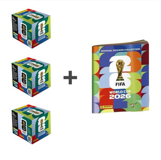 [International Edition]- FIFA World Cup 2026 Sticker Collection -7 Piece/ Pack,50 Pack/Box