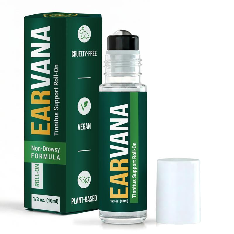 Earvana Sensory Support Roll-On – A Soothing Botanical Roll-On for Daily Ear Comfort & Relaxation– With Benfotiamine & Essential Oils