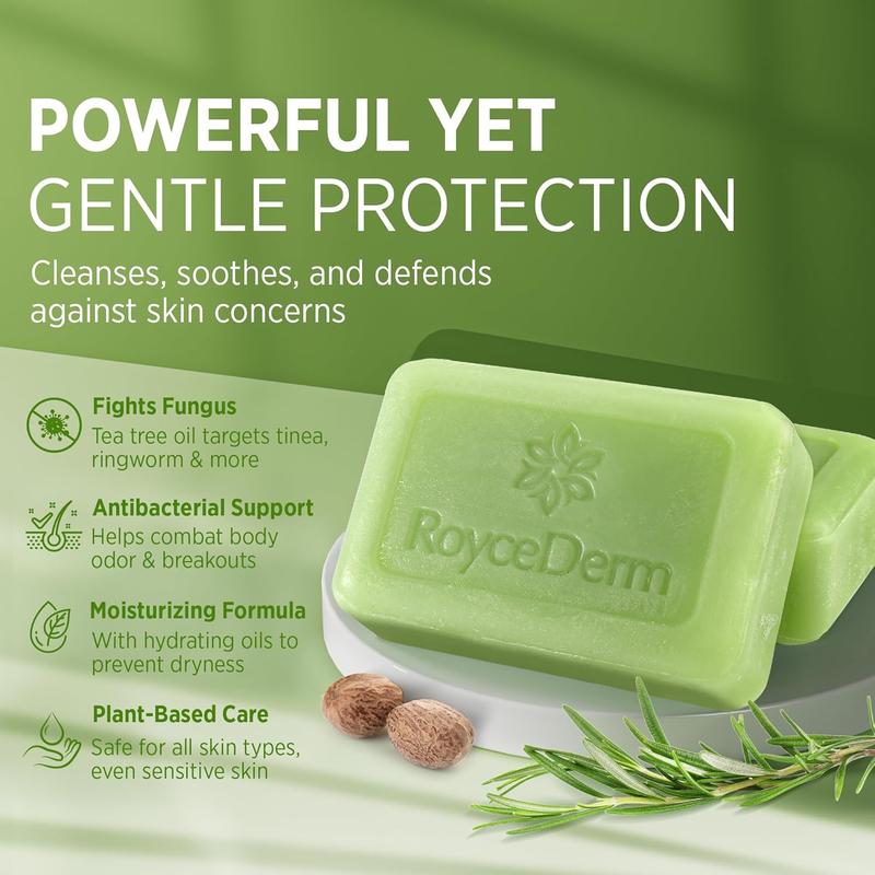 DetoxViva Tea Tree Antifungal Soap Bar