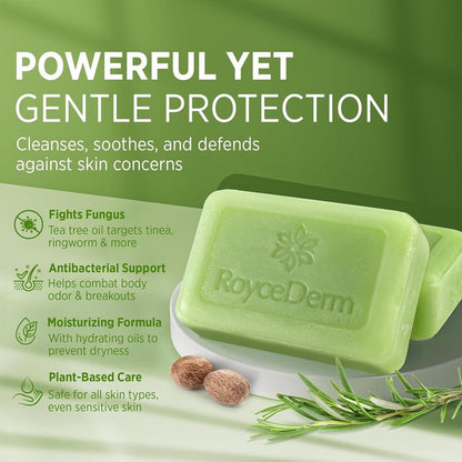 DetoxViva Tea Tree Antifungal Soap Bar