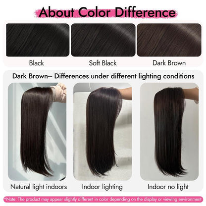 DetoxViva Volume Topper  3D 360° Clip-In Hair Topper for Thinning Hair