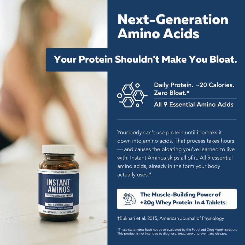DetoxViva InstantAminos — EAA + BCAA Tablets