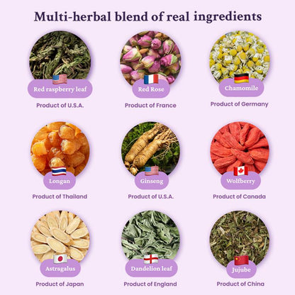 DetoxViva Balance Hormonal — Té de Hierbas para Mujeres