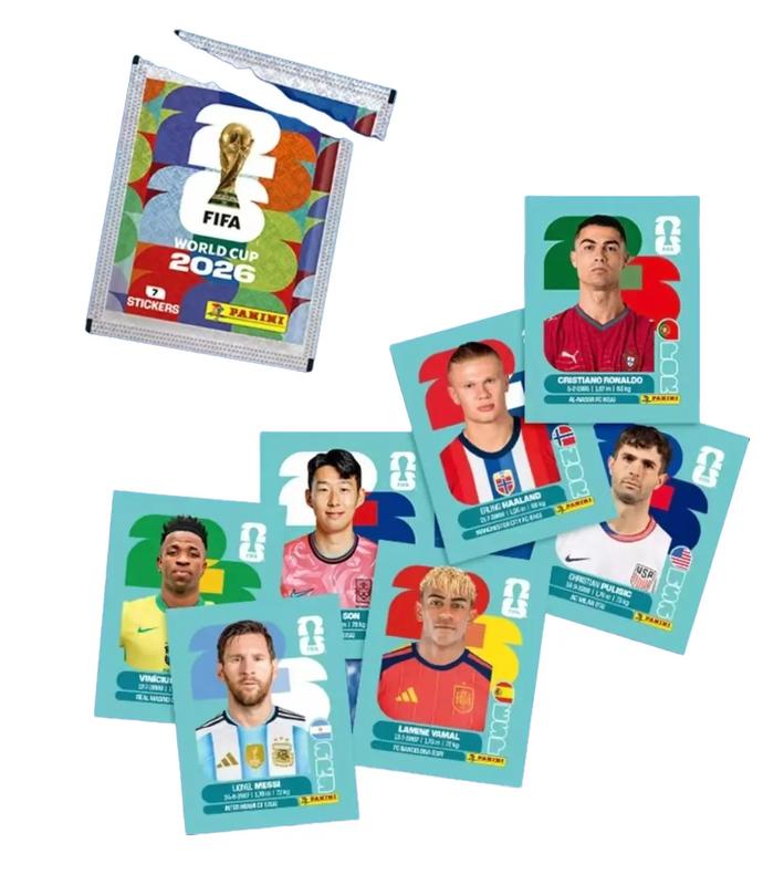 [International Edition]- FIFA World Cup 2026 Sticker Collection -7 Piece/ Pack,50 Pack/Box