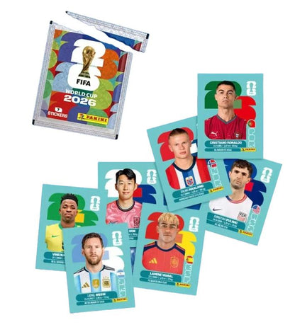 [International Edition]- FIFA World Cup 2026 Sticker Collection -7 Piece/ Pack,50 Pack/Box