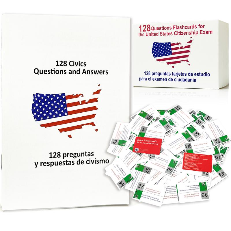 DetoxViva CiudadaníaCards 2026 Bilingüe • 128 Preguntas Oficiales